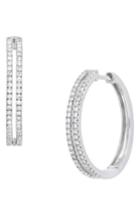 Women's Carriere Double Row Diamond Hoop Earrings (nordstrom Exclusive)