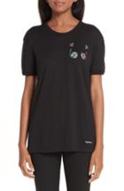 Women's Dolce & Gabbana Scuba Embroidery Tee Us / 46 It - Black