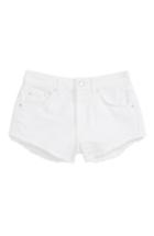 Women's Tophop Kiri Cutoff Denim Shorts Us (fits Like 16-18) - White