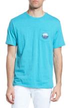 Men's Southern Tide Skipjack Stamp Crewneck T-shirt, Size - Green