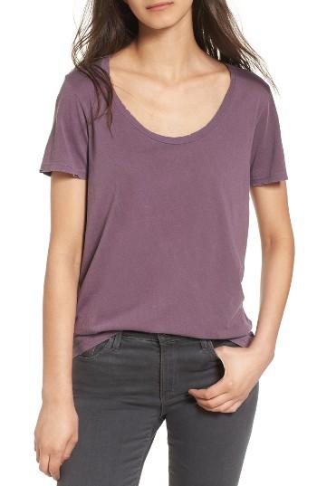 Women's Ag Killian Scoop Neck Tee - Purple