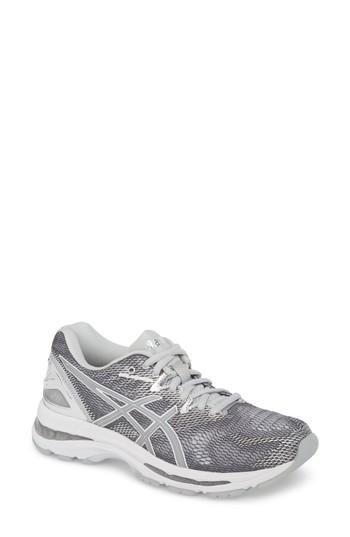 Women's Asics Gel-nimbus 20 Platinum Running Shoe .5 D - Grey