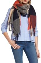 Women's Madewell Checkmate Fringe Scarf
