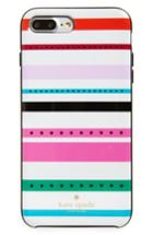 Kate Spade New York Jeweled Fiesta Stripe Iphone 7 & 7 Case - Ivory