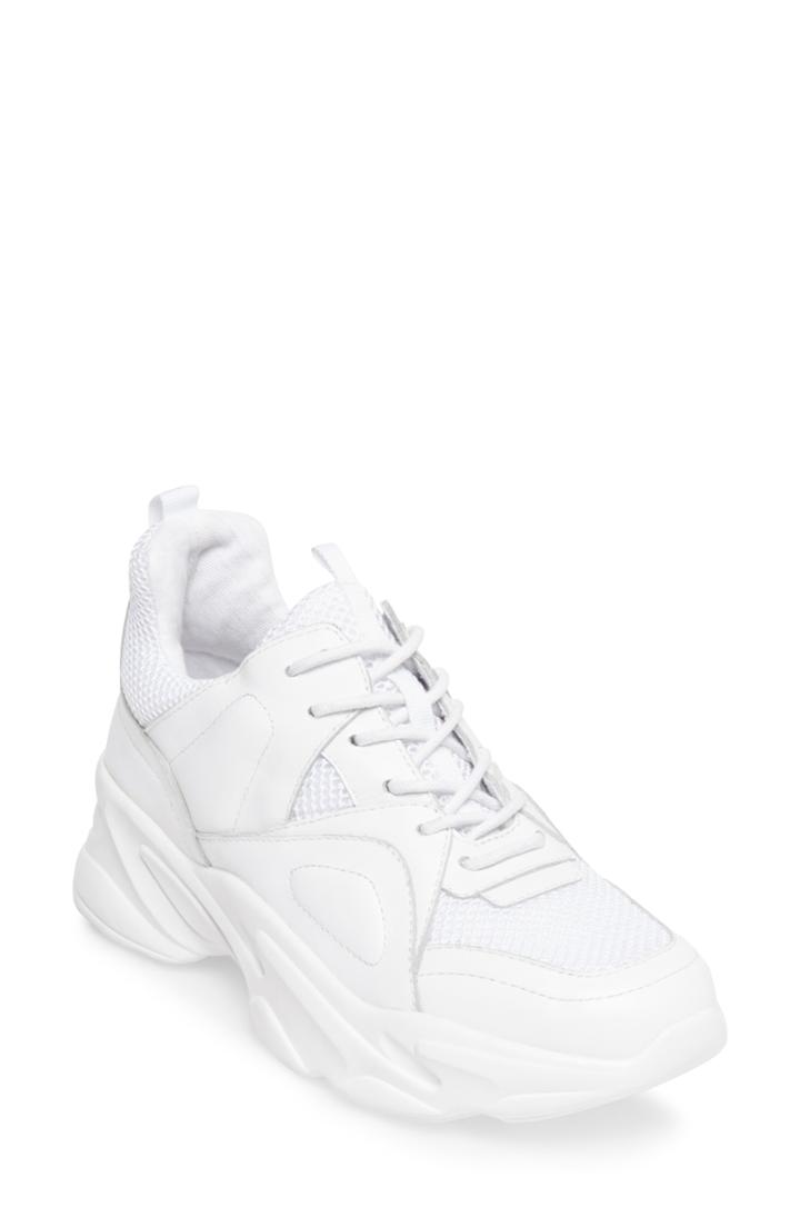Women's Steve Madden Movement Sneaker M - White