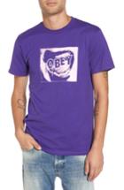 Men's Obey Screamer Graphic T-shirt - Purple