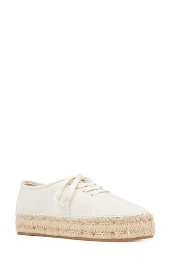 Women's Nine West Gingerbread Espadrille Sneaker M - White