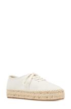 Women's Nine West Gingerbread Espadrille Sneaker M - White
