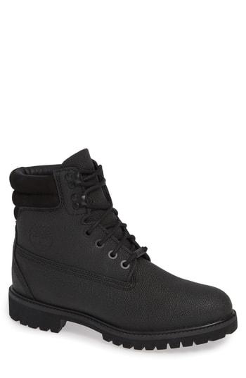 Men's Timberland X Wings + Horns Plain Toe Boot .5 M - Black