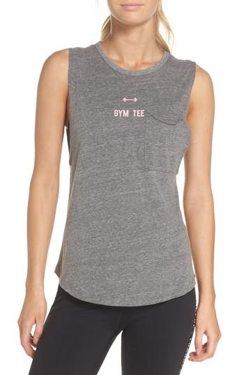 Women's Good Hyouman Riley Gym Tee Tank - Grey