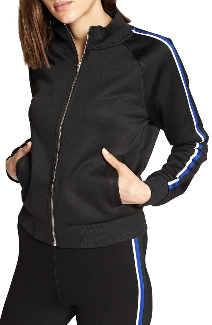 Women's Sanctuary Finishing Line Track Jacket - Black