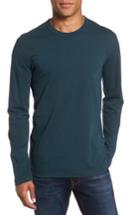 Men's James Perse Long Sleeve Crewneck T-shirt (xs) - Green