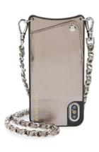 Bandolier Lucy Faux Leather Iphone X/xs Crossbody Case - Metallic