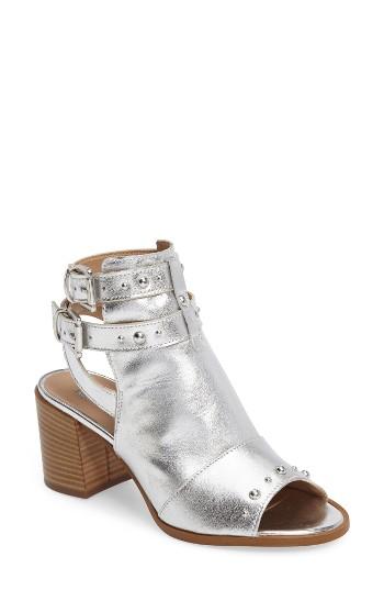 Women's Topshop National Studded Sandal .5us / 36eu - Metallic