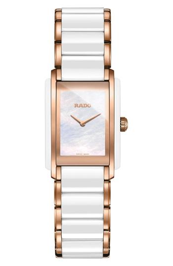 Women's Rado Integral Ceramic Bracelet Watch, 22mm X 33mm
