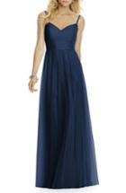 Women's After Six Sleeveless Tulle A-line Gown - Blue