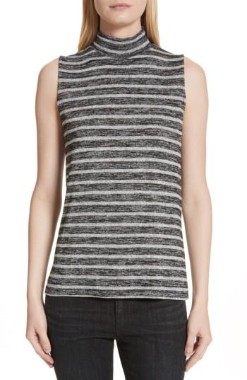 Women's Rag & Bone/jean Thea Stripe Tank - Black