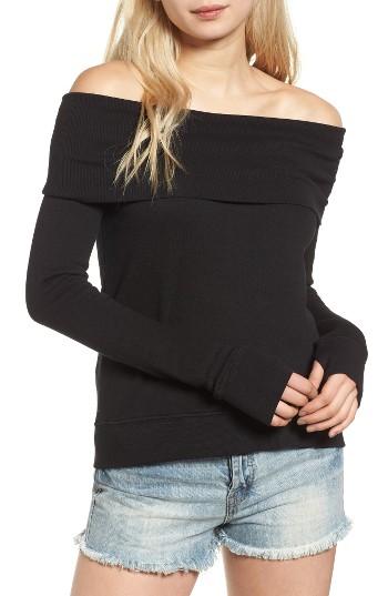 Women's Pam & Gela Off The Shoulder Sweatshirt