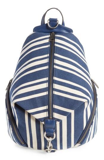 Rebecca Minkoff Julian Canvas Backpack - Blue