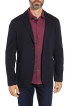 Men's Bugatchi Regular Fit Stretch Cotton Blazer - Blue