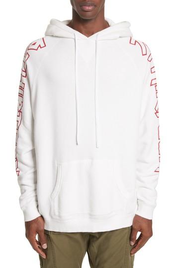 Men's R13 Rthirteen Graphic Hoodie - White