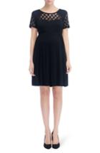 Women's Kimi And Kai Claire Maternity Skater Dress - Black
