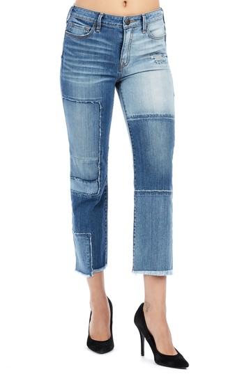Women's True Religion Brand Jeans Stovepipe High Waist Crop Jeans - Blue