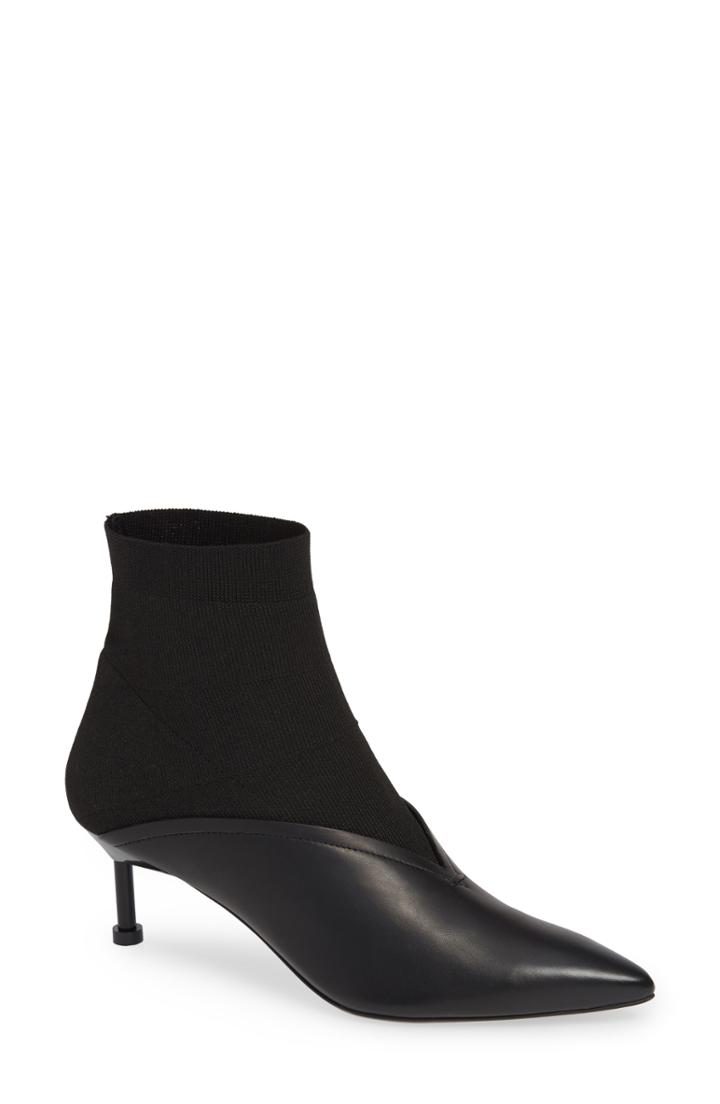 Women's Mercedes Castillo Kaelen Sock Bootie M - Black