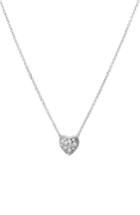 Women's Roberto Coin 'tiny Treasures' Diamond Puffed Heart Pendant Necklace