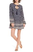 Women's Band Of Gypsies Border Print Shift Dress