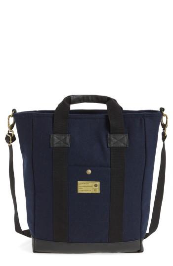 Men's Hex Canvas Tote Bag - Blue