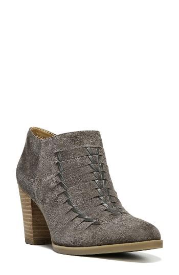 Women's Franco Sarto Dimona Block Heel Bootie M - Grey