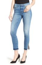 Women's Good American Good Legs Split Hem Crop Skinny Jeans