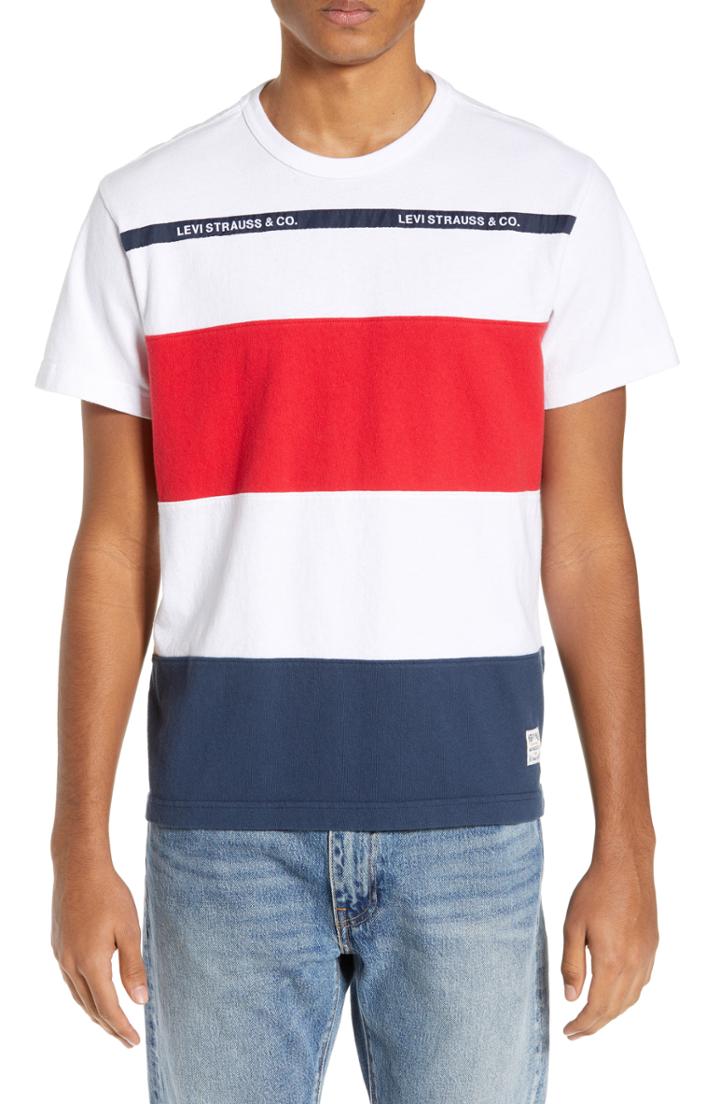 Men's Levi's Made & Crafted(tm) Mighty Made Colorblock T-shirt - White