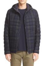 Men's Moncler 'blanchard' Tartan Plaid Wool Down Jacket