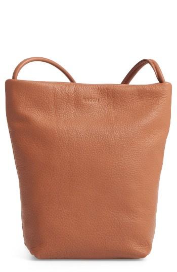 Baggu Leather Crossbody Bag - Brown