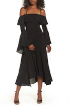 Women's C/meo Collective Compose Off The Shoulder Midi Dress - Black