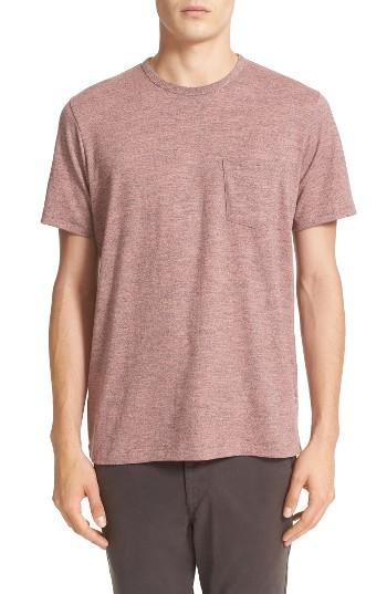 Men's Rag & Bone Pocket T-shirt - Pink