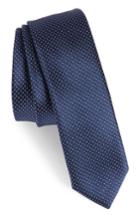 Men's Eleventy Dot Silk Skinny Tie