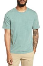 Men's Vince Regular Fit Garment Dye Pocket T-shirt - Green