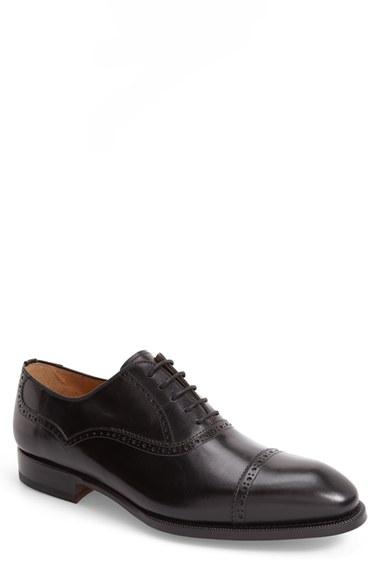 Men's Magnanni 'lamont' Cap Toe Oxford M - Black