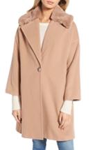 Women's Charles Gray London Faux Fur Collar Overcoat