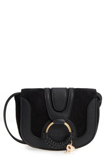 See By Chloe Mini Hana Leather Crossbody Bag - Brown