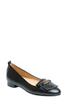 Women's Ukies Leona Kiltie Loafer .5 M - Black
