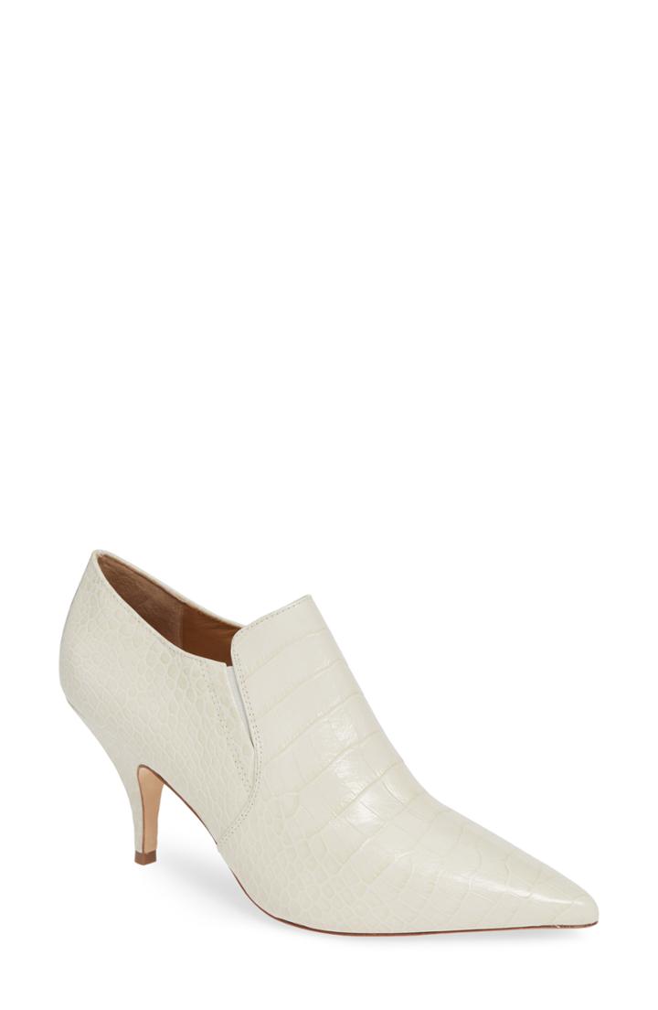 Women's Tory Burch Georgina Loafer Bootie .5 M - White