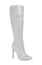 Women's Lauren Lorraine Milan Knee High Boot .5 M - Metallic