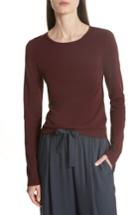 Women's Vince Shrunken Crewneck Sweater - Burgundy