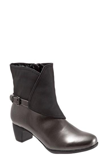 Women's Trotters 'stormy' Waterproof Bootie M - Grey