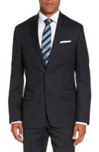 Men's Nordstrom Men's Shop Cross Hatch Wool Sport Coat R - Blue