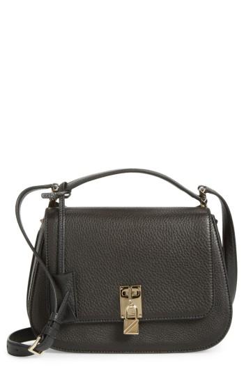 Valentino Garavani Pieper Calfskin Crossbody Bag - Black